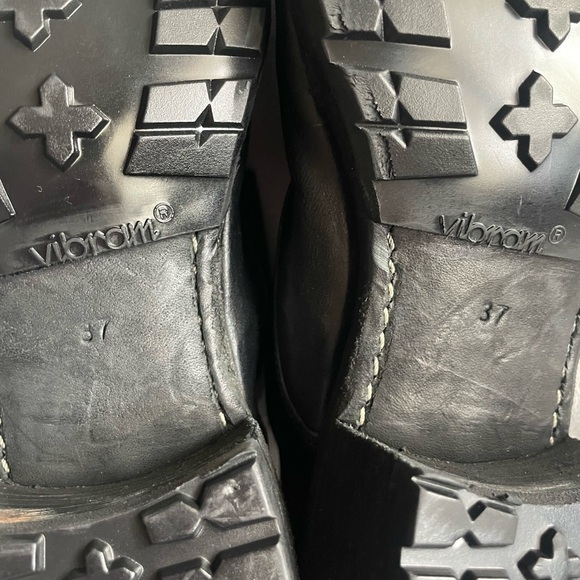 Guidi Lace-up Round Toe Italian Horse Full Grain Leather Derby Shoes - Picture 8 of 13